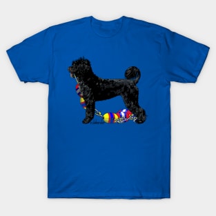 Portuguese Water Dog Retriever with Float Line T-Shirt